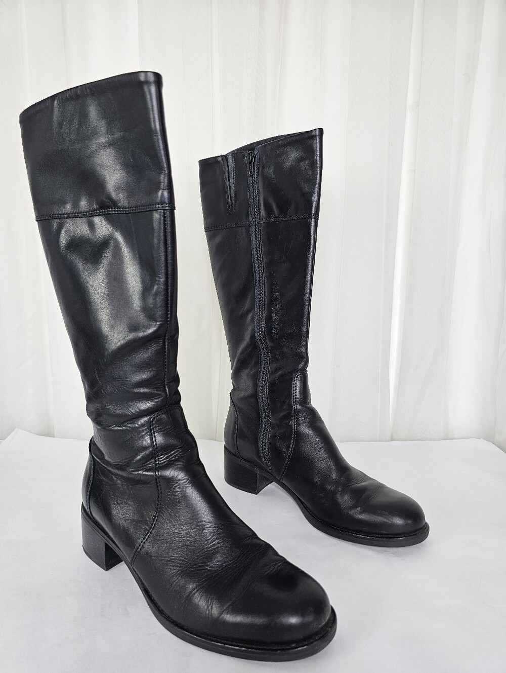 La Canadienne Passion Black Waterproof Leather Riding Boots 10